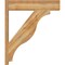 Ekena Millwork Funston Block Rough Sawn Outlooker, Western Red Cedar, 8"W x 34"D x 40"H OUT08X34X40FST05RWR - alternate 2